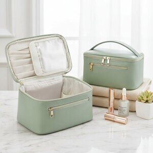 Makeup Bag, Travel Make Up Organizer Cosmetic Brush‎ Bags Case